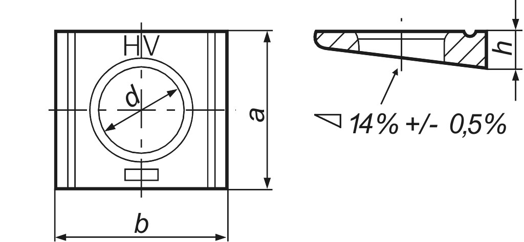 DIN 6917  31  C45 hot-dip galvanized